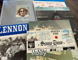 John Lennon Vinyl 9-LP Silver Box set Plays in Mint Condition 1981 JLP8 Beatles