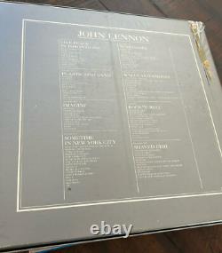 John Lennon Vinyl 9-LP Silver Box set Plays in Mint Condition 1981 JLP8 Beatles John Lennon Vinyl 9-LP Silver Box set Plays in Mint Condition 1981 JLP8 Beatles