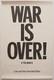 John Lennon War is Over! Poster - Original from 1969 - Beatles