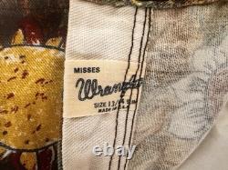 John Lennon Wrangler Tapestry Jeans Pants Pop Art Collage Beatles 1970 Vintage