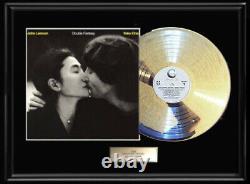 John Lennon Yoko Double Fantasy Gold Silver Platinum Toned Record Lp Beatles