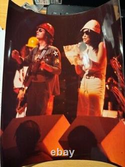 John Lennon & Yoko Ono Beatles Concert Kodak Photo 8x10 Music Vintage Music