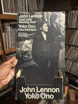 John Lennon Yoko Ono Geffen Records Double Fantasy Store Display Rare Beatles
