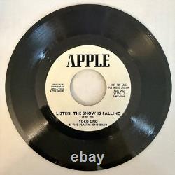 John Lennon & Yoko Ono Happy Xmas (War Is Over) Apple WLP Promo 45 Beatles Rare