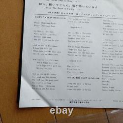 John Lennon & Yoko Ono Happy Xmas War Is Over Beatles Japan Single From Japan