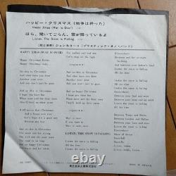 John Lennon & Yoko Ono Happy Xmas War Is Over Beatles Japan Single From Japan