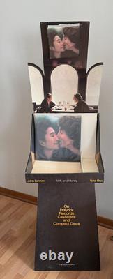 John Lennon Yoko Ono Milk And Honey Promo Floor Display (1984) Beatles RARE