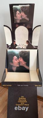 John Lennon Yoko Ono Milk And Honey Promo Floor Display (1984) Beatles RARE