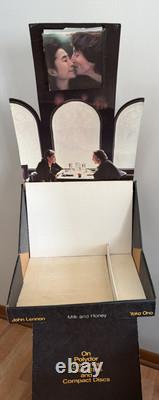 John Lennon Yoko Ono Milk And Honey Promo Floor Display (1984) Beatles RARE