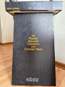 John Lennon Yoko Ono Milk And Honey Promo Floor Display (1984) Beatles RARE