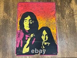 John Lennon & Yoko Ono Original 1968 Blacklight Poster Joe Gavula Jr. 20 x 27