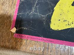 John Lennon & Yoko Ono Original 1968 Blacklight Poster Joe Gavula Jr. 20 x 27