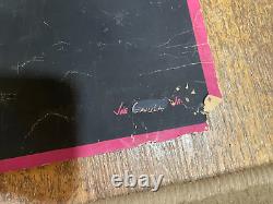 John Lennon & Yoko Ono Original 1968 Blacklight Poster Joe Gavula Jr. 20 x 27