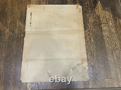 John Lennon & Yoko Ono Original 1968 Blacklight Poster Joe Gavula Jr. 20 x 27