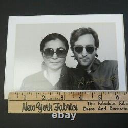 John Lennon Yoko Ono Postcard Signed By The Photographer David M Spindell