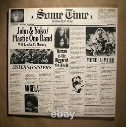 John Lennon & Yoko Ono Sometime In New York City APPLE SVBB 3392 STEREO SEALED