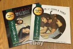 John Lennon & Yoko Ono Special Interview 1971 Set of 2 Beatles Japan Limited