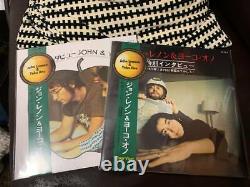 John Lennon & Yoko Ono Special Interview 1971 Set of 2 Beatles Japan Limited