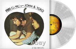 John Lennon & Yoko Ono Special Interview 1971 Set of 2 Beatles Japan Limited NEW