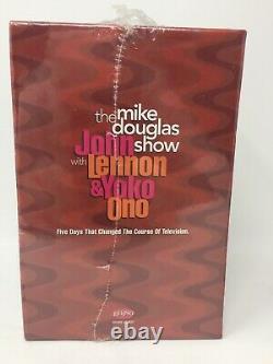 John Lennon & Yoko Ono The Mike Douglas Show 5 VHS + Book Box Set. Rhino Video