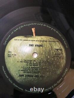 John Lennon & Yoko Ono/Two Virgins/1968 Apple LP/Beatles Original Vinyl