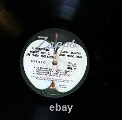 John Lennon & Yoko Ono Unfinished Music No. 2 Life With The Lions APPLE ST-3357