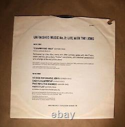 John Lennon & Yoko Ono Unfinished Music No. 2 Life With The Lions APPLE ST-3357