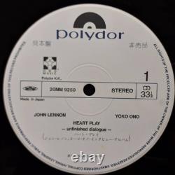 John Lennon Yoko Ono Vinyl record LP Heart Play Beatles Japan F/S Free shipping