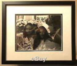 John Lennon Yoko Ono signed Montreal Bed-In 8x10 Photo 1969 Beatles Caiazzo Cox