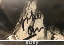 John Lennon Yoko Ono signed Montreal Bed-In 8x10 Photo 1969 Beatles Caiazzo Cox