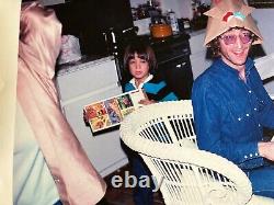 John Lennon Yoko & Sean'Lunch at the Dakota' Photo From Apple Negative