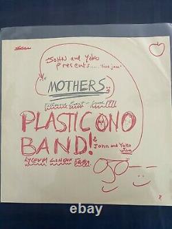 John Lennon and Yoko Ono autographed Some Time in New York City record
