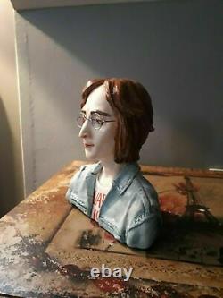 John Lennon bust ceramic perfect condition The beatles figure