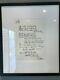 John Lennon framed lyrics The Beatles Years Nowhere Man