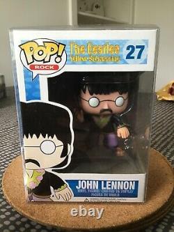 John Lennon funko pop 27 (The Beatles) 2012 + pop protector