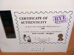 John Lennon'imagine' Ltd Edition, Certified, Film Cell Number 20 Of 200