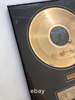 John Lennon's gold record