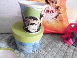 John lennon The Beatles CIRQUE DU SOLEIL LOVE tea cups