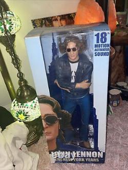 John lennon beatles collectable neca new york years 18 inch large talking figure