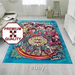 John lennon rug, the beatles rug, popular rug, famous art rug, beatles rug
