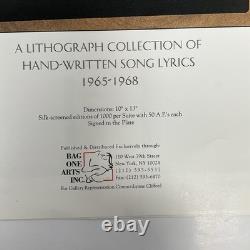 Julia Lyric Published by the estate of John Lennon in 1995 the Beatles Framed