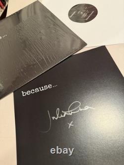 Julian Lennon SIGNED 4 Track Vinyl BECAUS LTD EP John The Beatles RARE NEW