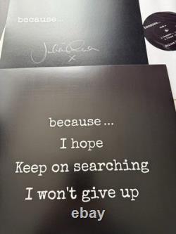 Julian Lennon SIGNED 4 Track Vinyl BECAUS LTD EP John The Beatles RARE NEW