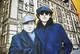 KEVIN STARK L. E. LITHOGRAPH OF THE BEATLES JOHN LENNON & YOKO ONO wDakota Build