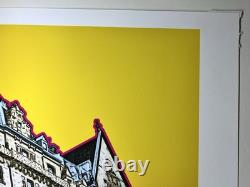 KEVIN STARK L. E. LITHOGRAPH OF THE BEATLES JOHN LENNON & YOKO ONO wDakota Build