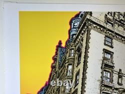 KEVIN STARK L. E. LITHOGRAPH OF THE BEATLES JOHN LENNON & YOKO ONO wDakota Build