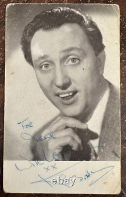 Ken Dodd Promo Card Signed By John Lennon Albany Cinema Oct 15th 1961 Beatles