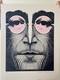 Klaus Voormann Signed 20x26 Silkscreen art print Beatles John Lennon Revolver