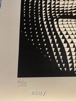 Klaus Voormann Signed 20x26 Silkscreen art print Beatles John Lennon Revolver