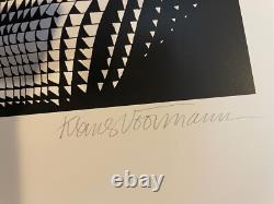Klaus Voormann Signed 20x26 Silkscreen art print Beatles John Lennon Revolver